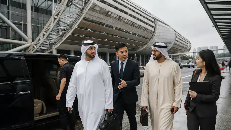 UAE buyers arriving at the Canton Fair in Guangzhou